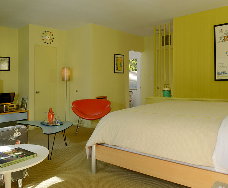 Atomic Paradise Room Atomic Paradise Room | Orbit In, a retro hotel in Palm Springs, CA