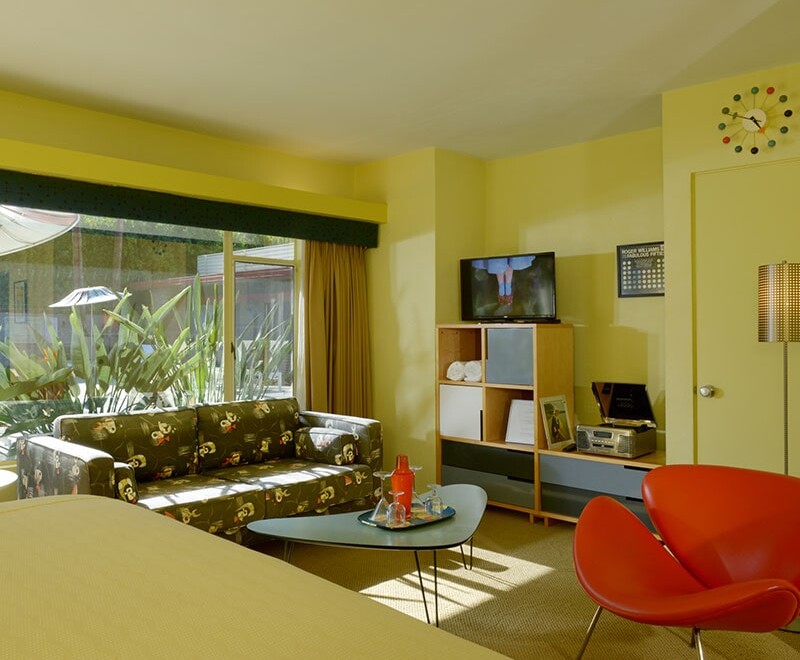 Atomic Paradise Room Atomic Paradise Room | Orbit In, a retro hotel in Palm Springs, CA