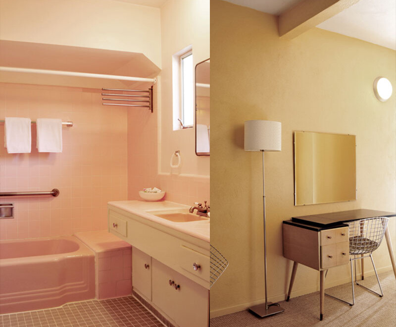 Bossa Nova Ville Bathroom Bossa Nova Ville Bathroom | Orbit In, a modern inn Palm Springs CA