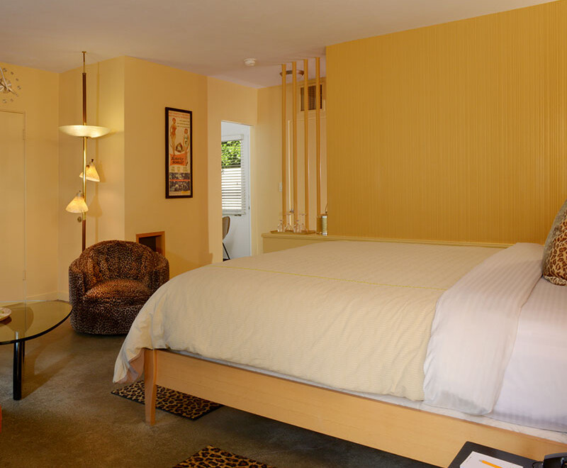 Leopard Lounge Leopard Lounge | Orbit In, a modern inn Palm Springs CA
