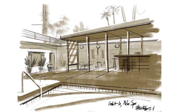 John Skewes Sketch | Orbit In, Palm Springs, CA John Skewes Sketch | Orbit In, Palm Springs, CA